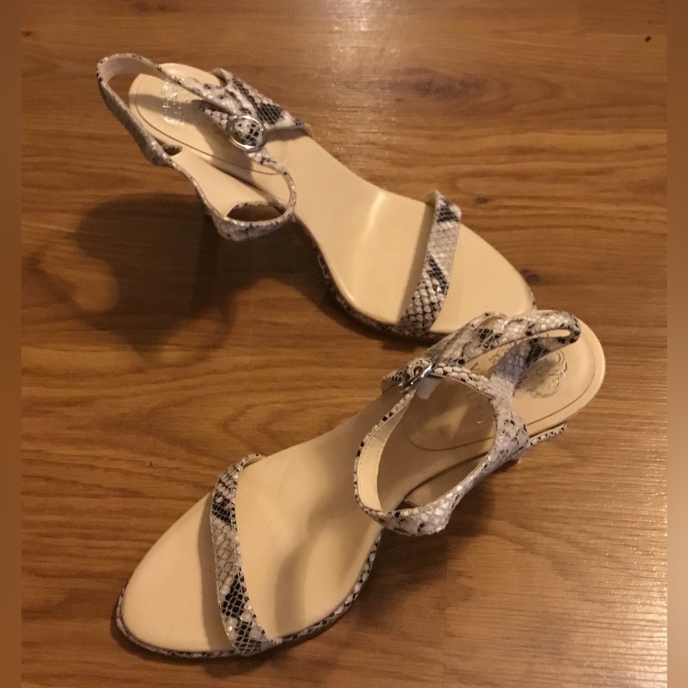 Vince Camuto Snake Skin Sandals